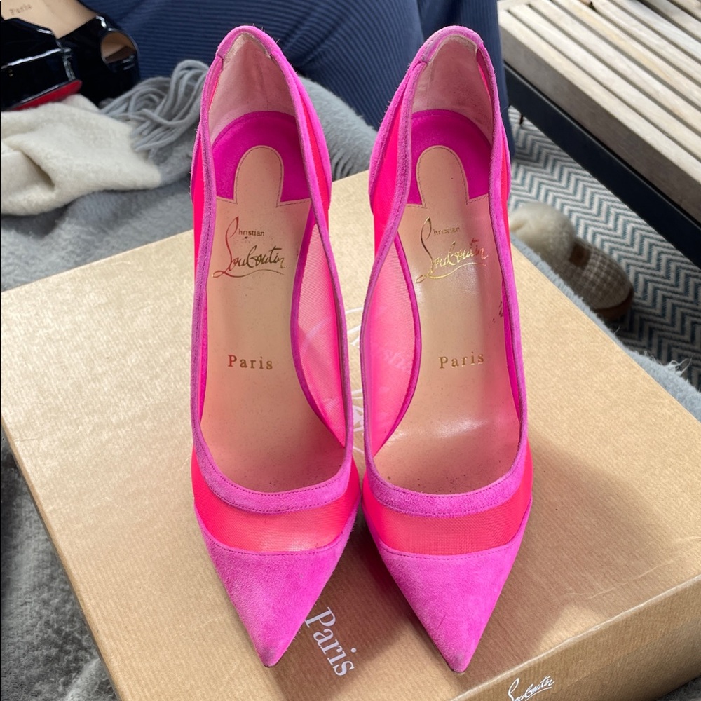 Christian Louboutin Vibrant Pink Heels